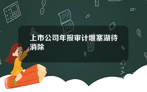 上市公司年报审计堰塞湖待消除