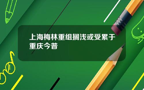 上海梅林重组搁浅或受累于重庆今普