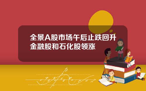 全景A股市场午后止跌回升金融股和石化股领涨