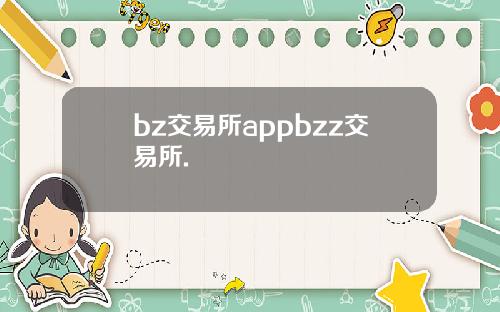 bz交易所appbzz交易所.