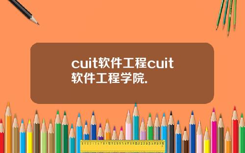 cuit软件工程cuit软件工程学院.